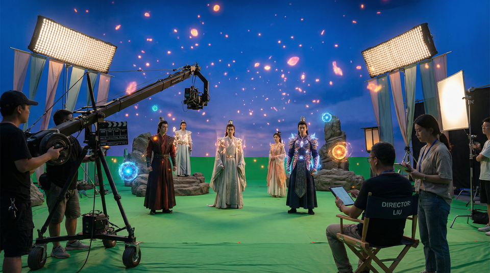 海角网影视传媒视频制作现场